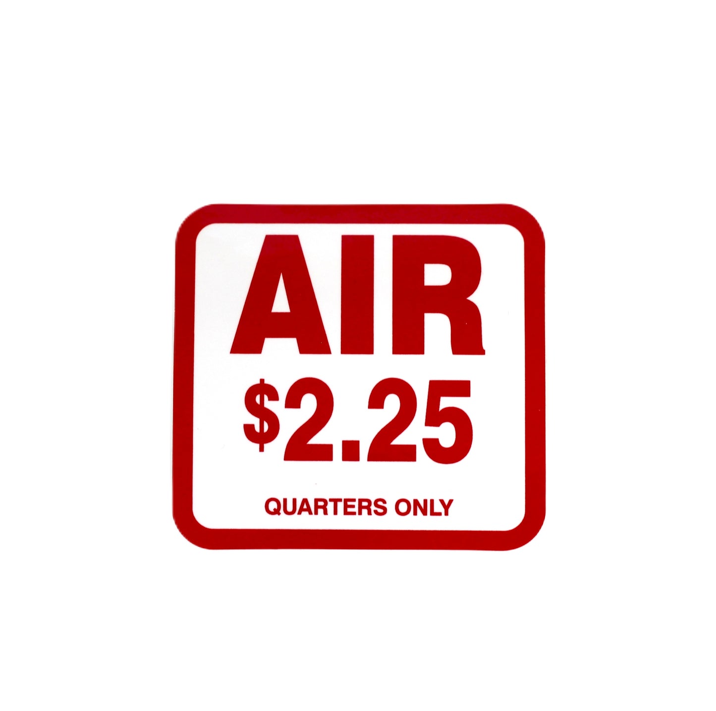 Square $2.25 Air Decal