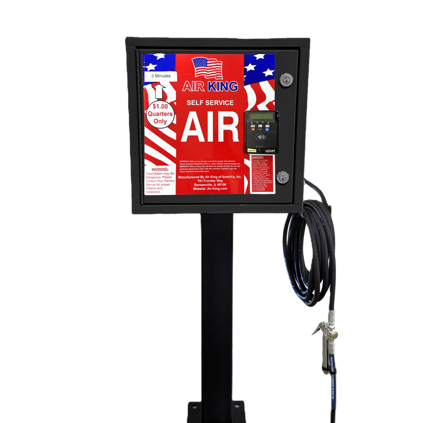 Coin and Credit Card Air Machine