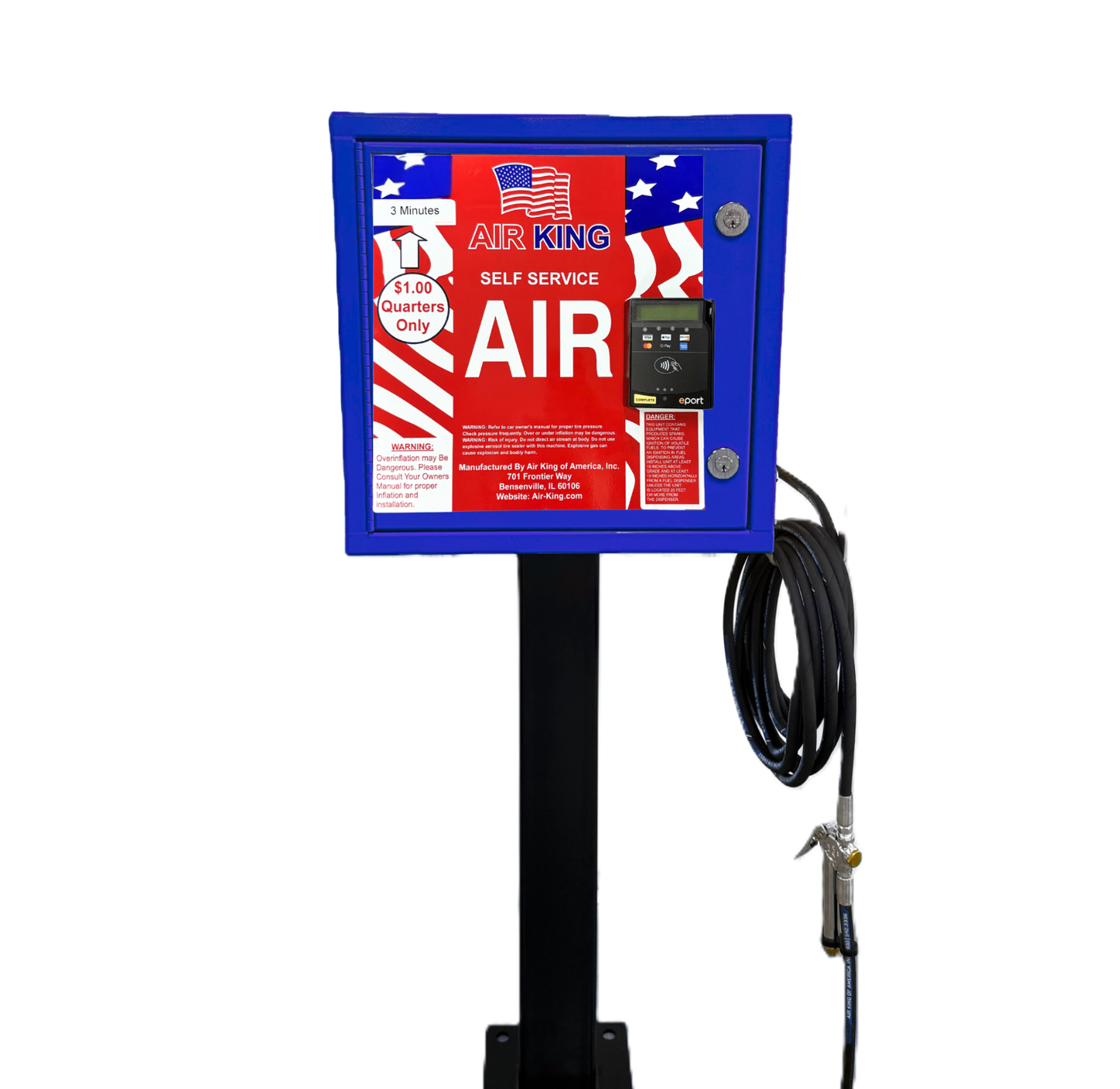 Coin and Credit Card Air Machine