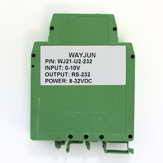 Wayjun WJ21-U2-232 Signal Converter | 0–10V Input to RS-232 Output
