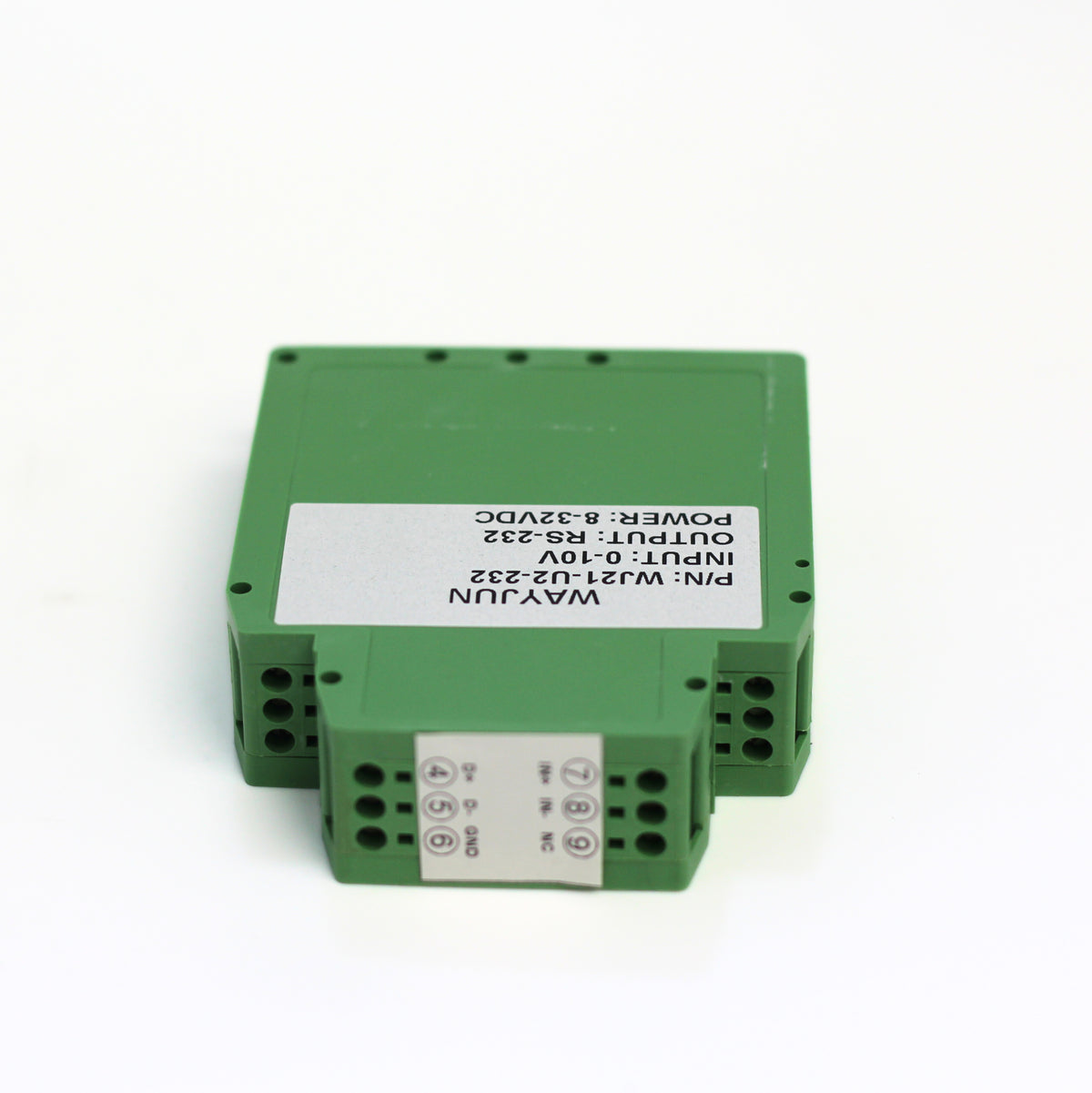 Wayjun WJ21-U2-232 Signal Converter | 0–10V Input to RS-232 Output