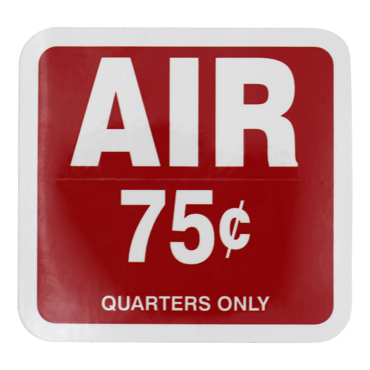 Square $0.75 Air Decal