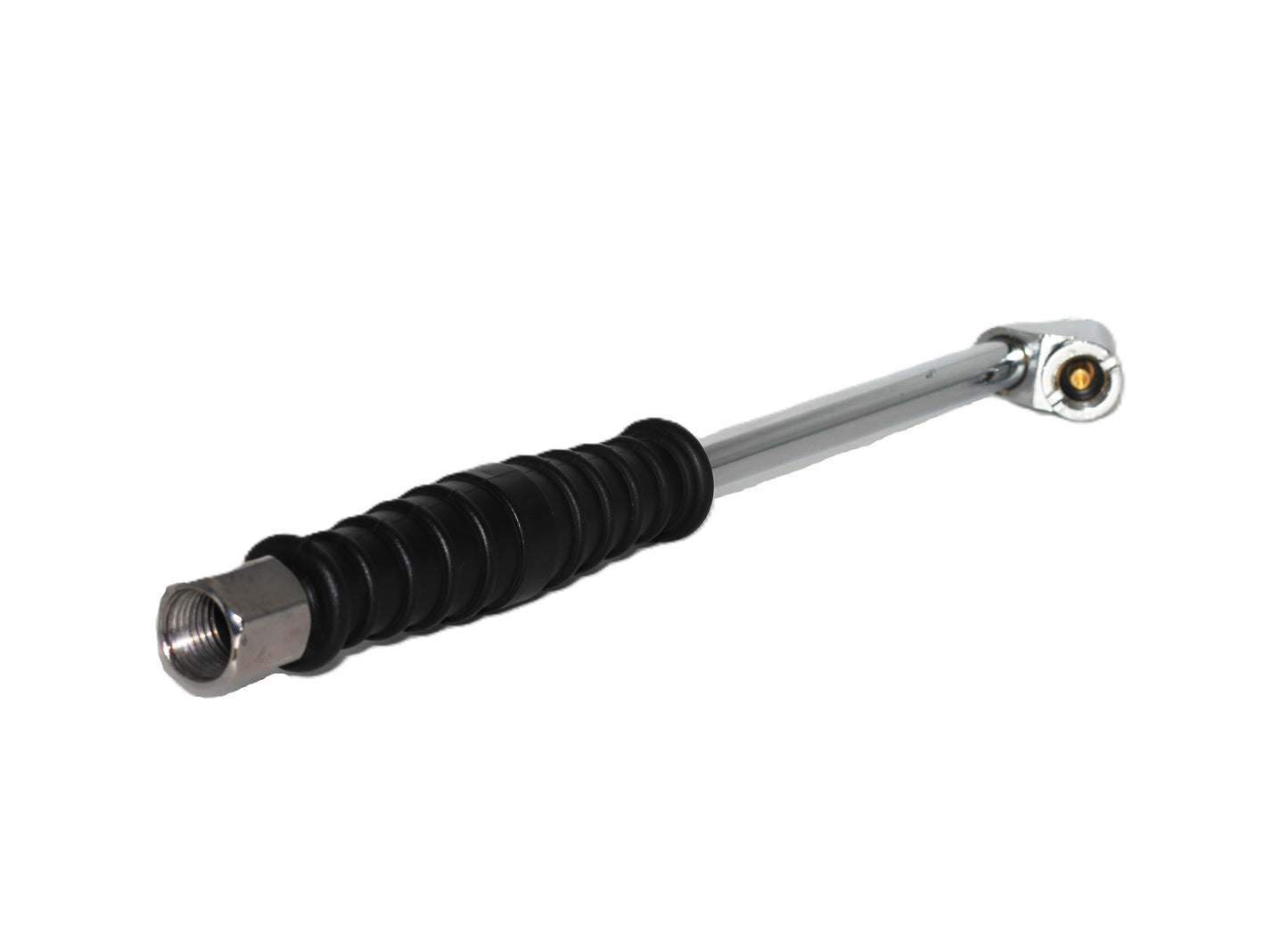 Air Chuck Tire Inflator, 9" Long Reach, Angled Dual Head