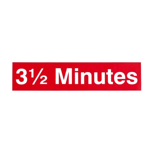 3.5 Minute Time Decal