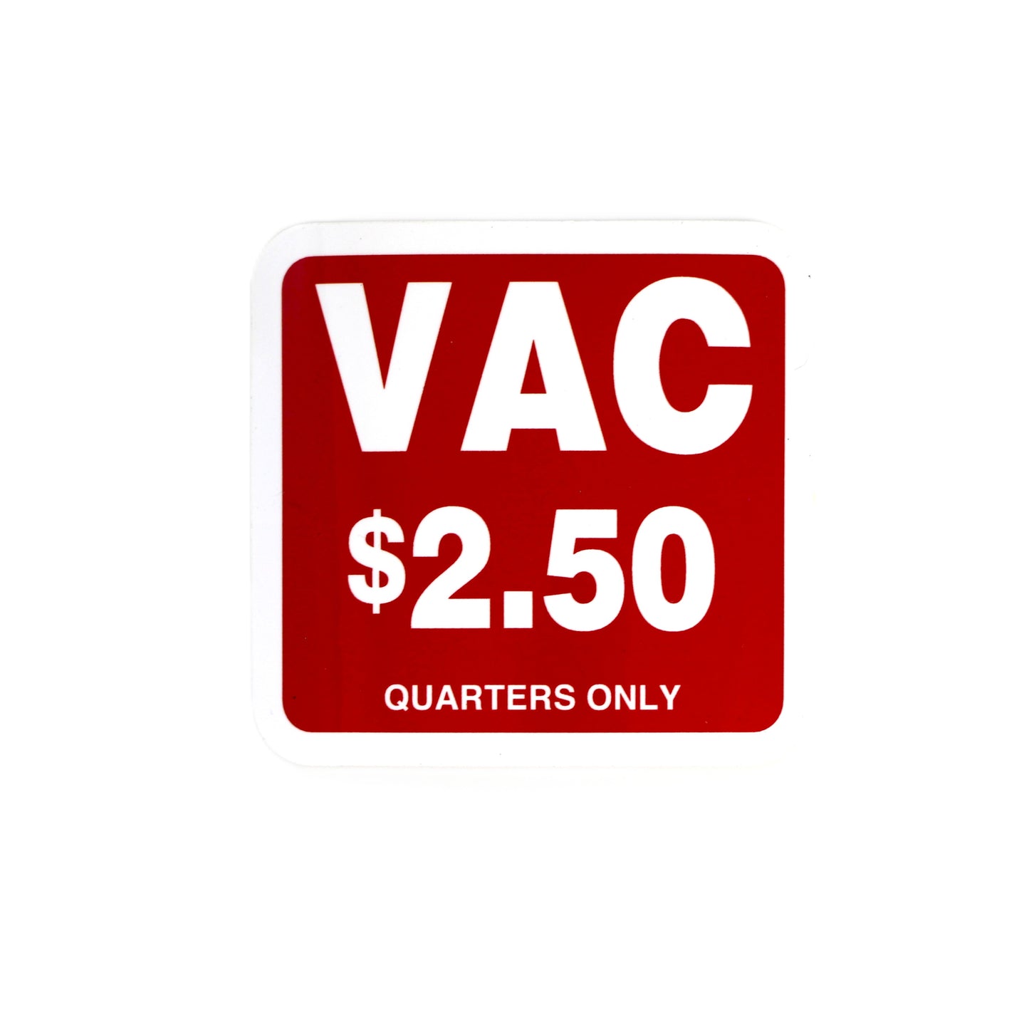 Square Vac $2.50 Decal