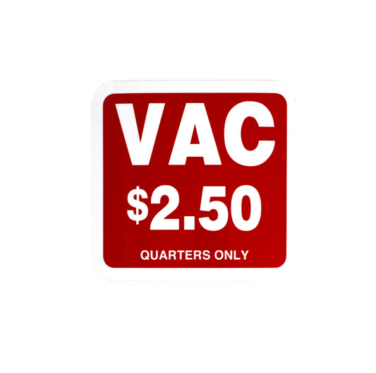 Square Vac $2.50 Decal