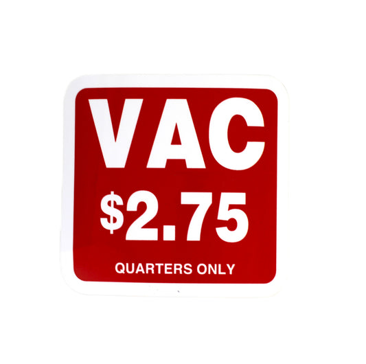 Square $2.75 VAC Decal