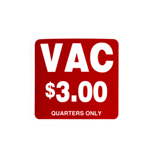 Square $3.00 VAC Decal