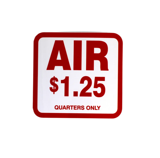 Square Air $1.25 Decal