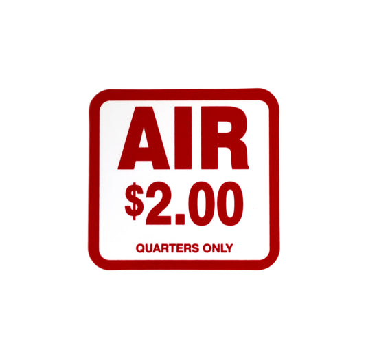 Square Air $2.00 Decal