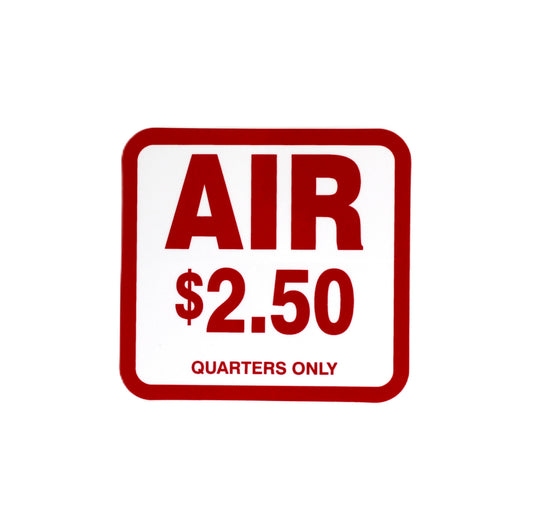 Square Air $2.50 Decal